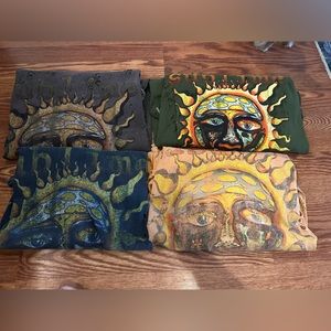 LOT of FOUR Urban Outfitters Sublime Distressed Band Tees
